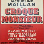 Affiche de la pièce "Croque Monsieur"