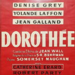 Affiche de la pièce "Dorothée"