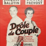 Affiche de la pièce "Drôle de Couple"