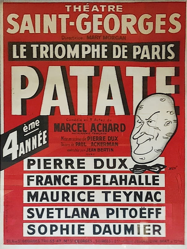 Affiche de la pièce "Patate"